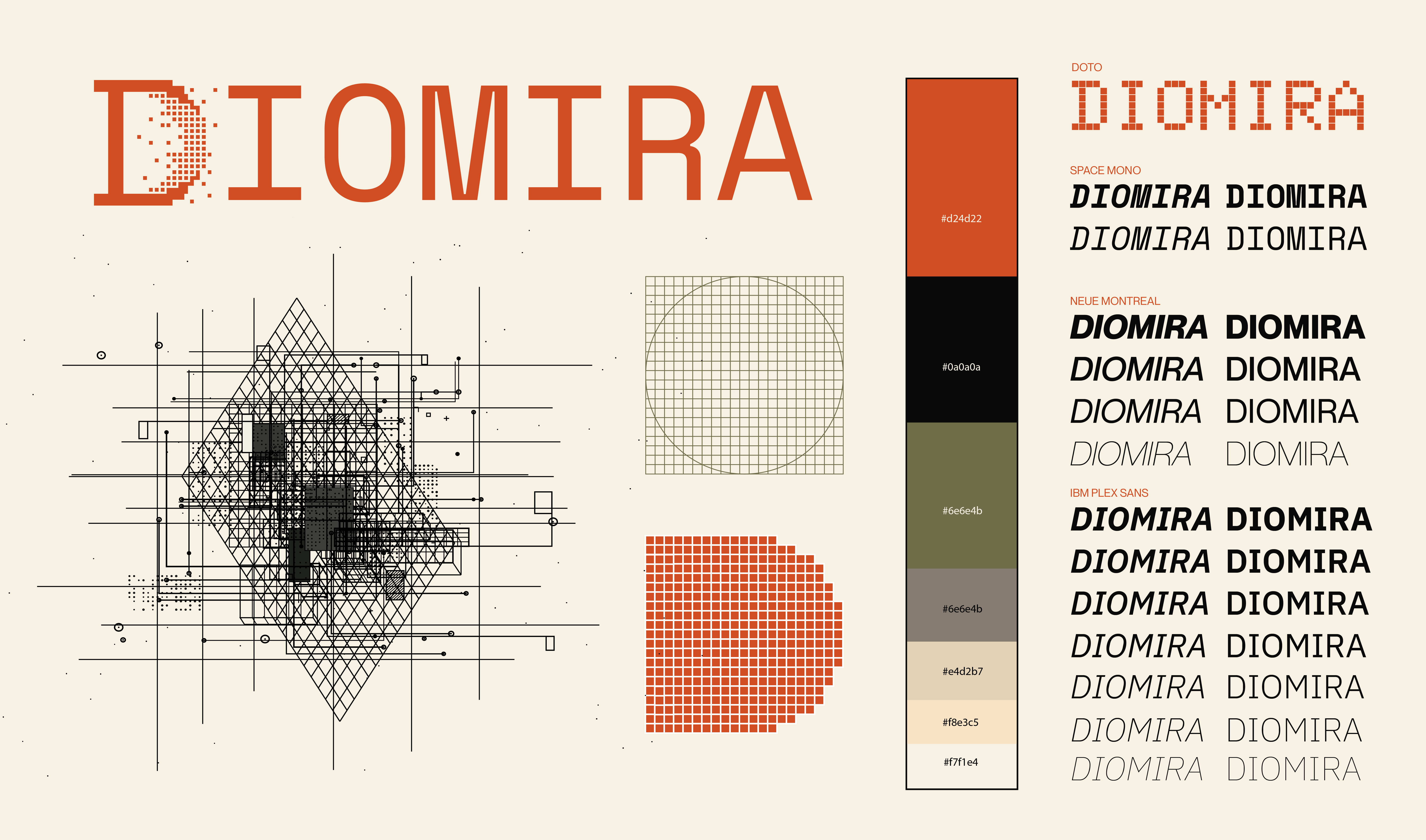 Diomira visual identity
